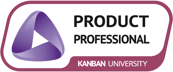 Kanban Product Professional credential badge