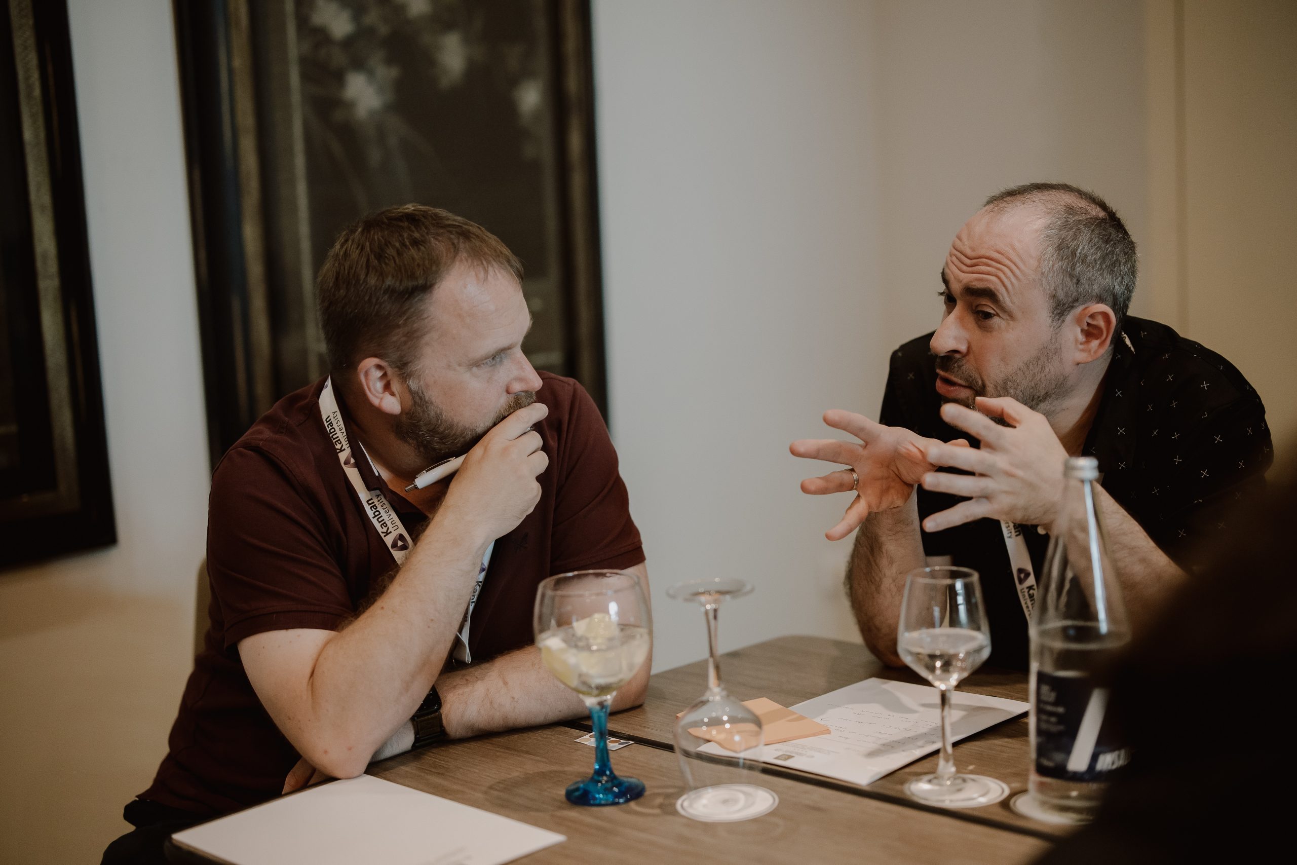 Lead Different Retreat participants in an informal conversation
